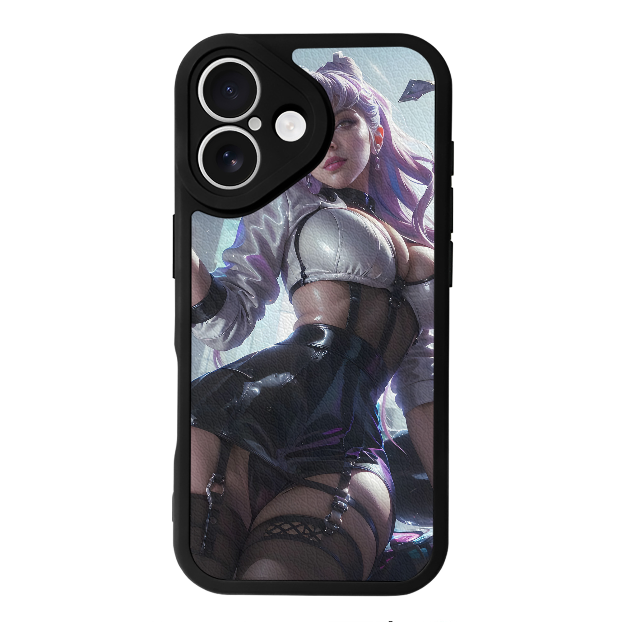 リーグ・オブ・レジェンド League of Legends LOL 【iPhone 16シリーズ対応】シリコンスマホケース（レザー調） 材質：シリコン